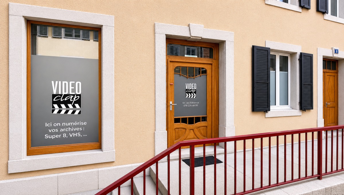Entrée du studio Vidéo Clap